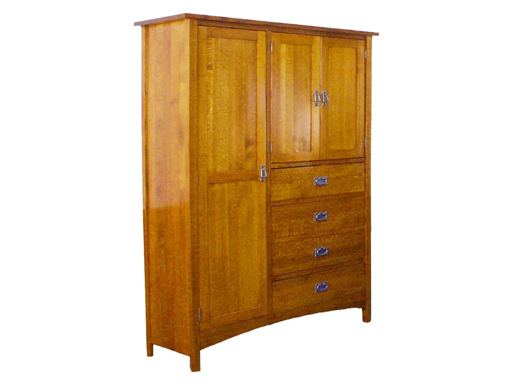 Amish Furniture of NE Arts & Crafts Chifferobe