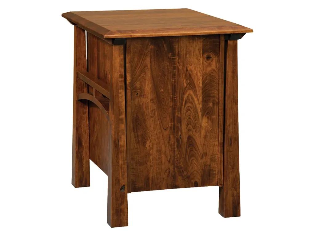 Amish Furniture of NE Artesa 2 Drawer File Cabinet, alternate view