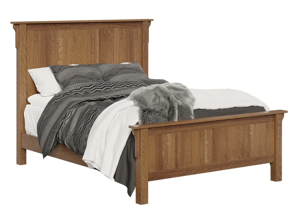 Granny Mission Bed With Low Footboard