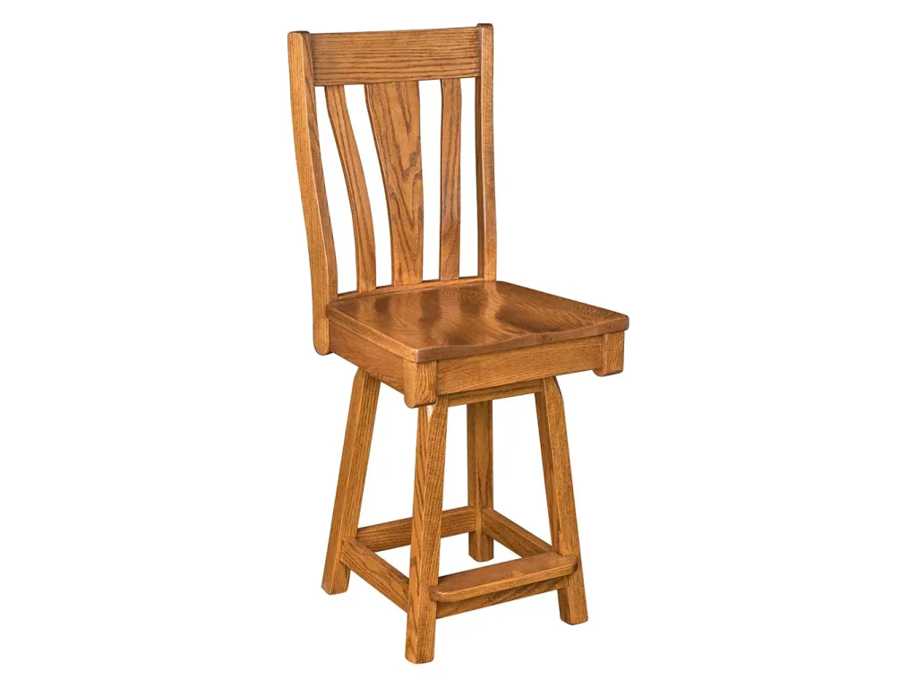Amish Furniture of NE Batavia 24″ Swivel Bar Stool