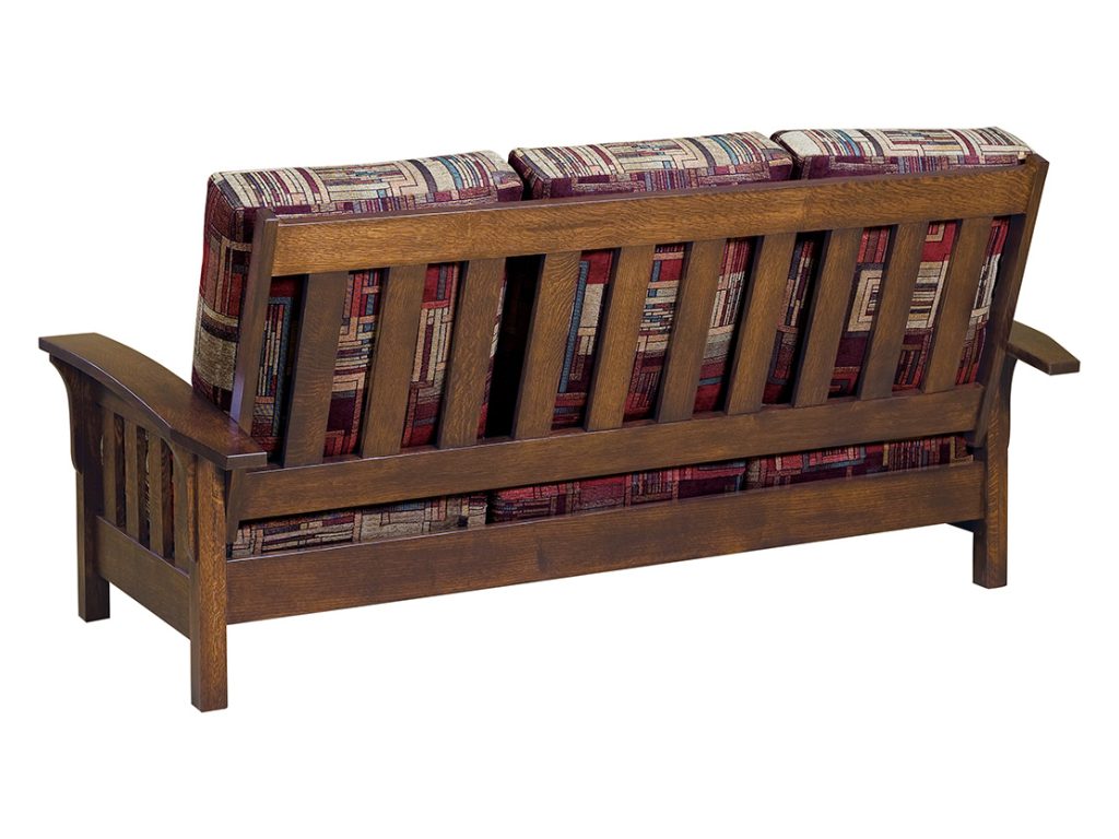 Amish Furniture of NE Bow Arm Sofa, alternate view