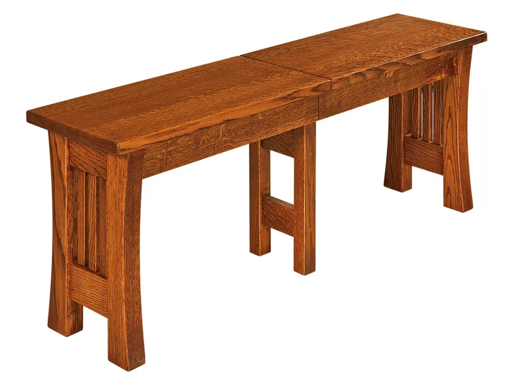 Amish Furniture of NE Arts & Crafts Bench