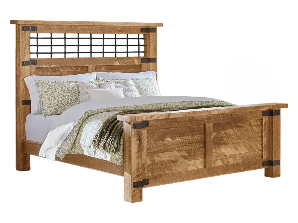 Amish Furniture of NE Ironwood Bed, alternate view