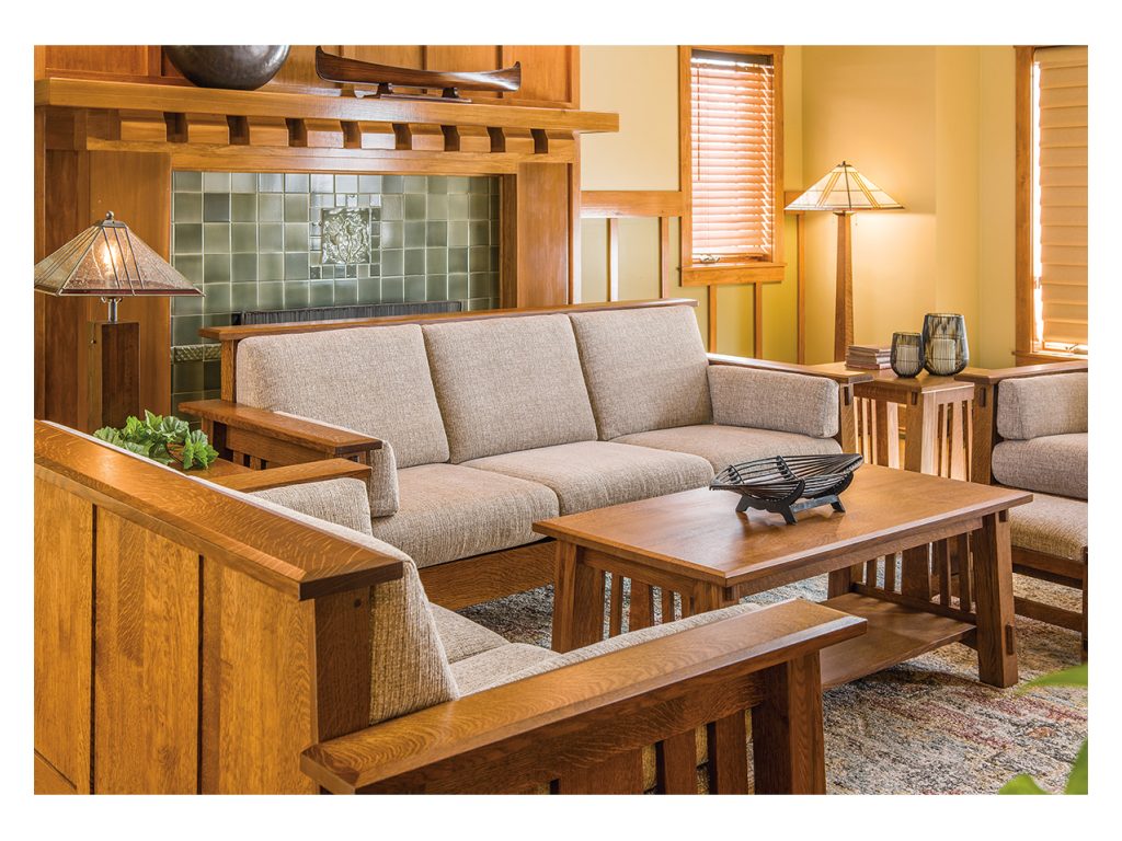 Amish Furniture of NE McCoy Footstool, alternate view