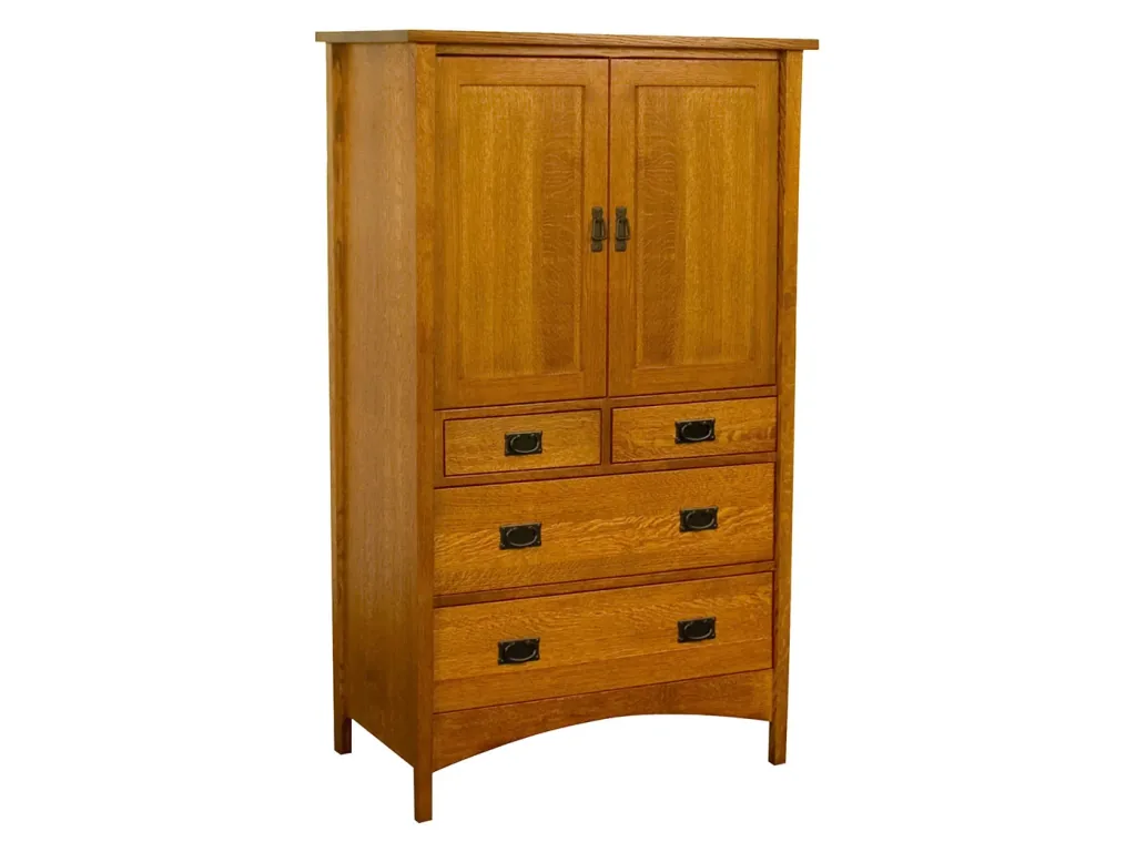 Amish Furniture of NE Arts & Crafts Armoire
