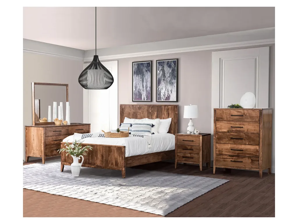 Sandalwood Panel Bed Panel/Wall Bed, alternate view
