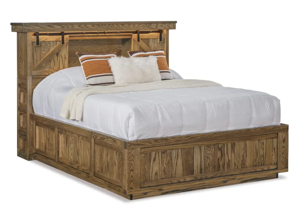 Amish Furniture of NE Platform Bed – 18″H Platform, alternate view