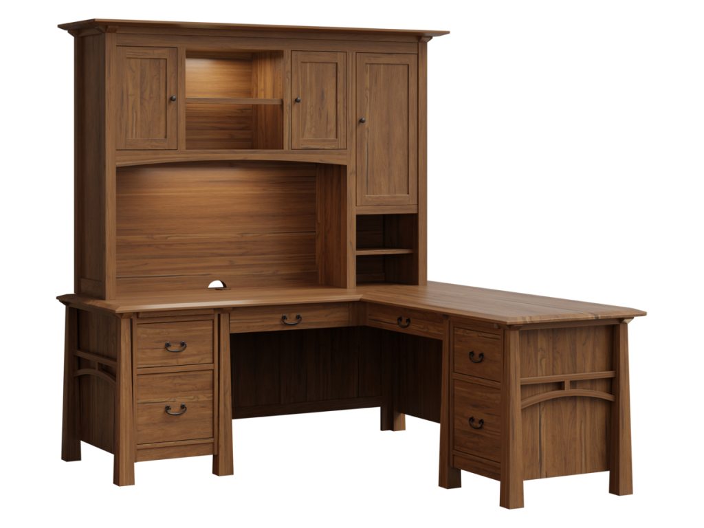 Amish Furniture of NE Artesa 3 Piece Desk