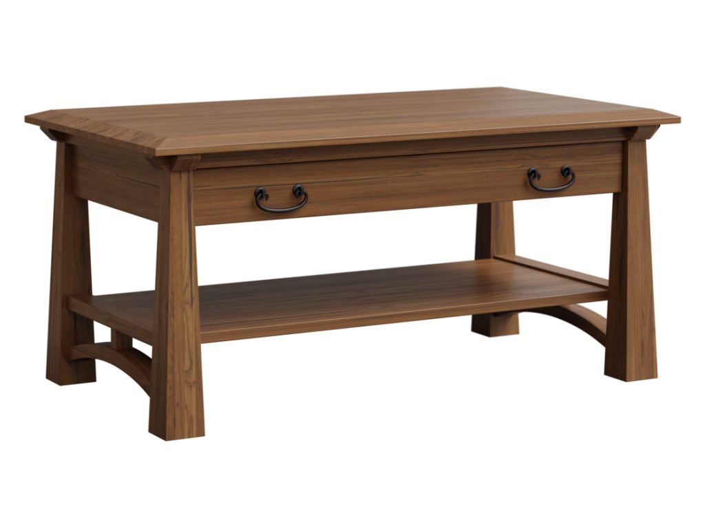 Amish Furniture of NE Artesa Coffee Table with Drawer