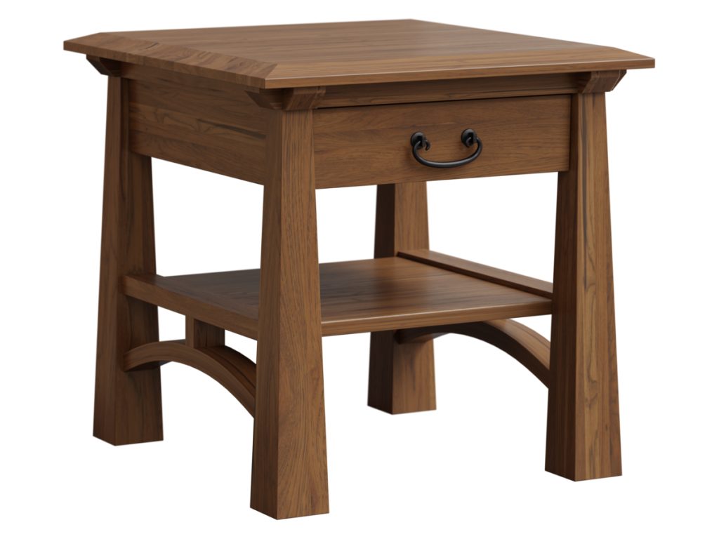 Amish Furniture of NE Artesa End Table With Drawer