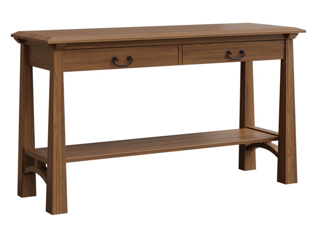 Amish Furniture of NE Artesa Sofa Table With Drawers