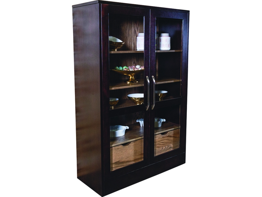 Townline Whitney Display Hutch Cabinet, alternate view 2