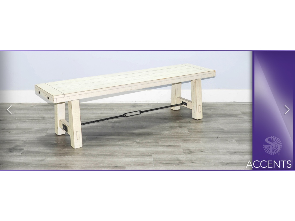 Side Bench, Wood Seat - image 3