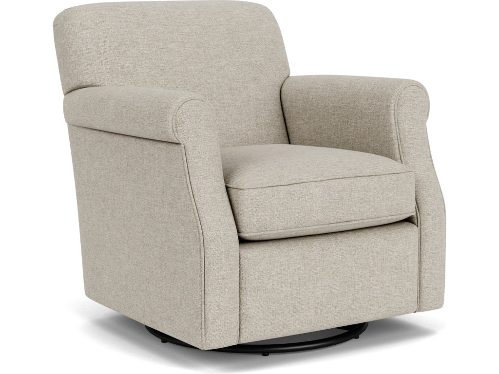 Mabel Fabric Swivel Chair - image 3