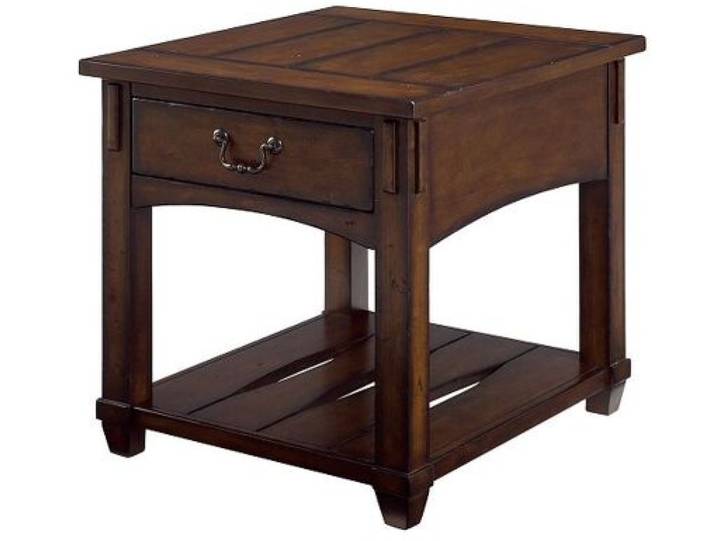 Rectangular Drawer End Table - main image