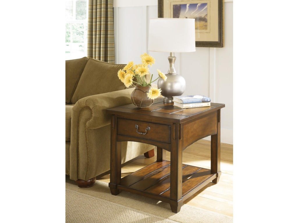 Rectangular Drawer End Table - image 1