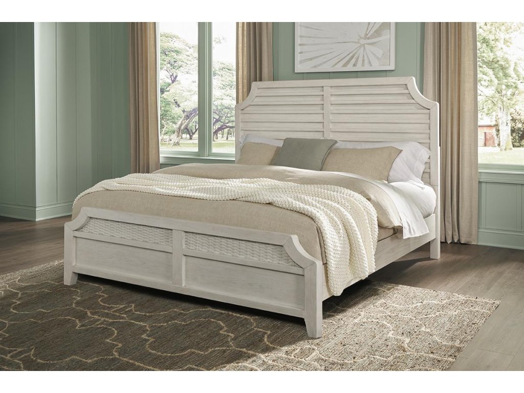 4110 Bungalow Panel Bedroom Collection- 3 Pcs Bedroom Set- Queen Bed, Dresser, Mirror - image 8