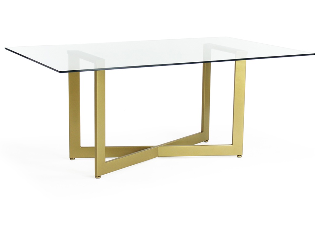 Xander Table Base, Glass Top - main image