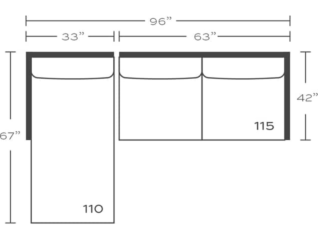Rowe Alden Sectional, alternate view 13