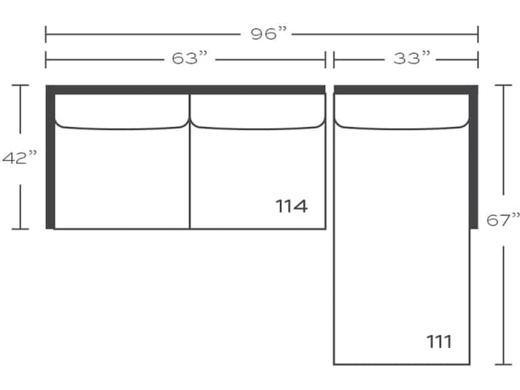 Rowe Alden Sectional, alternate view 14