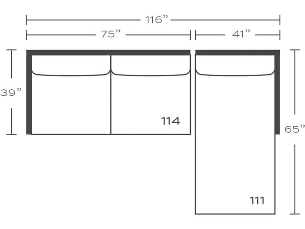 Rowe Derby Slipcovered Sectional, alternate view 5