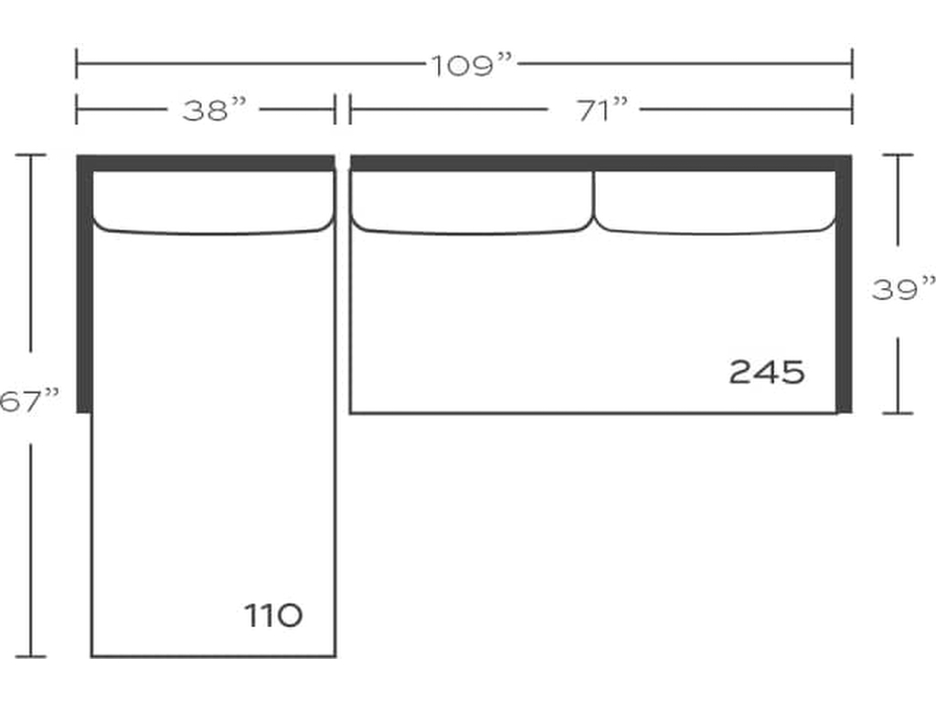 Sylvie Bench Seat Slip Sectional - image 2