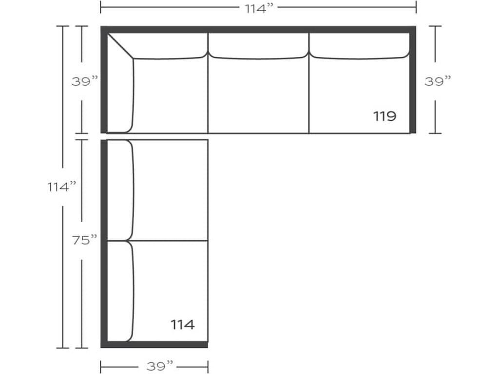 Rowe Derby Slipcovered Sectional, alternate view 6