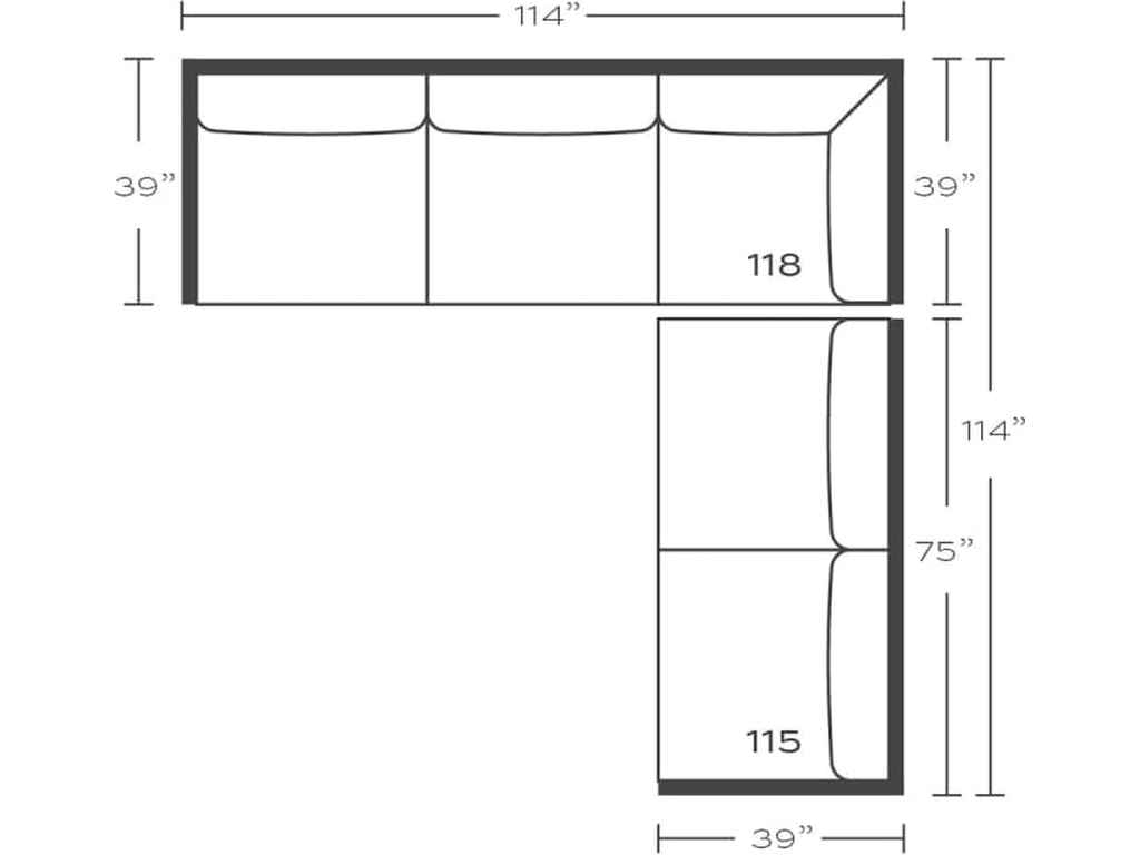 Rowe Derby Slipcovered Sectional, alternate view 7