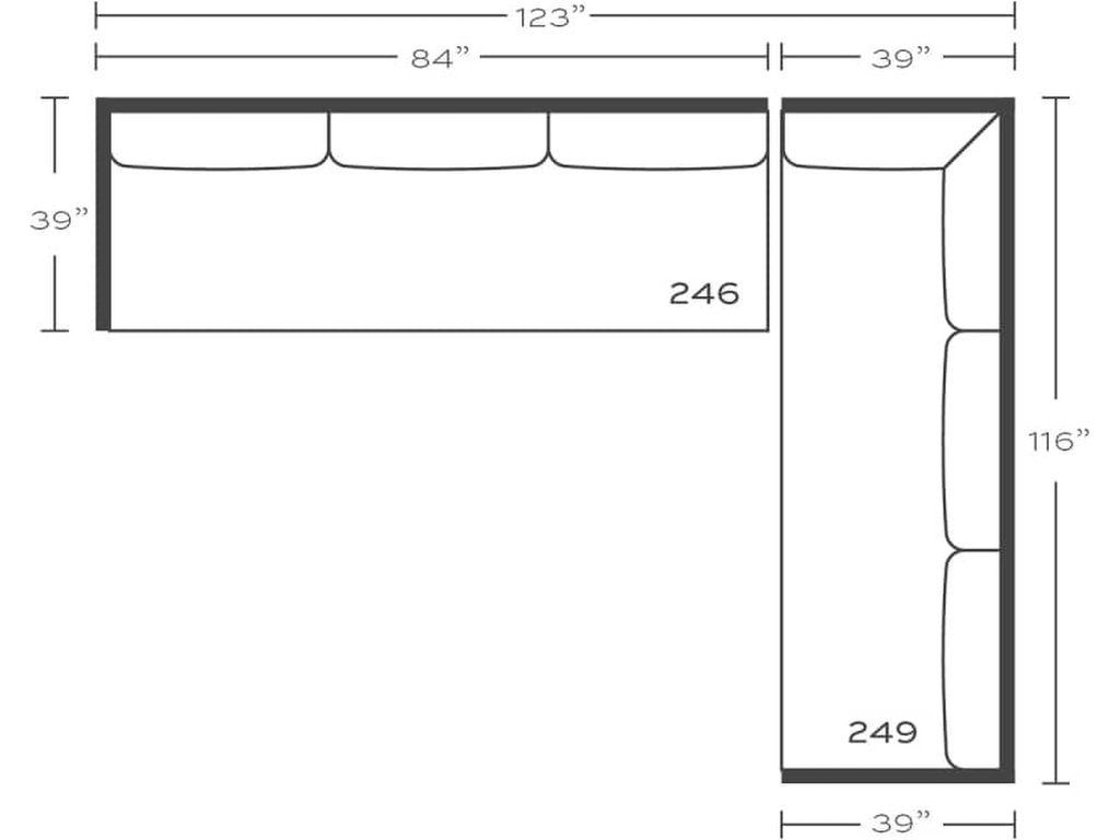 Sylvie Bench Seat Slip Sectional - image 14
