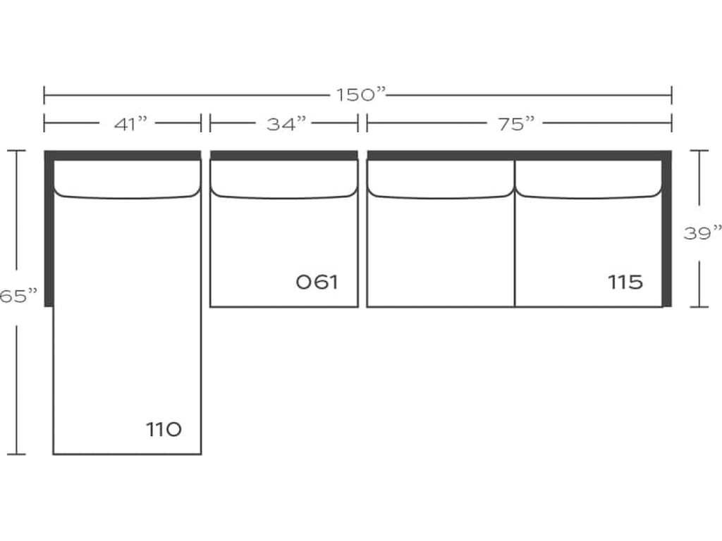 Rowe Derby Slipcovered Sectional, alternate view 8