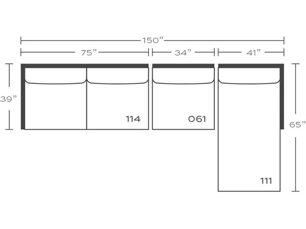 Rowe Derby Slipcovered Sectional, alternate view 9