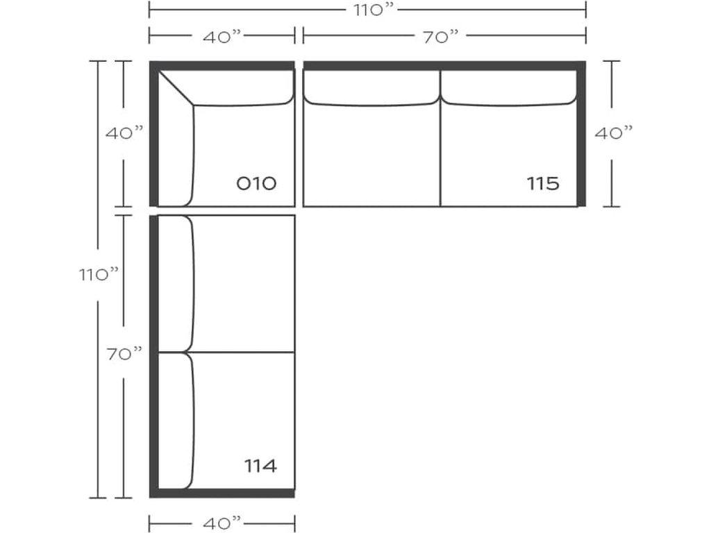 Rowe Lilah Slipcover Sectional, alternate view 34