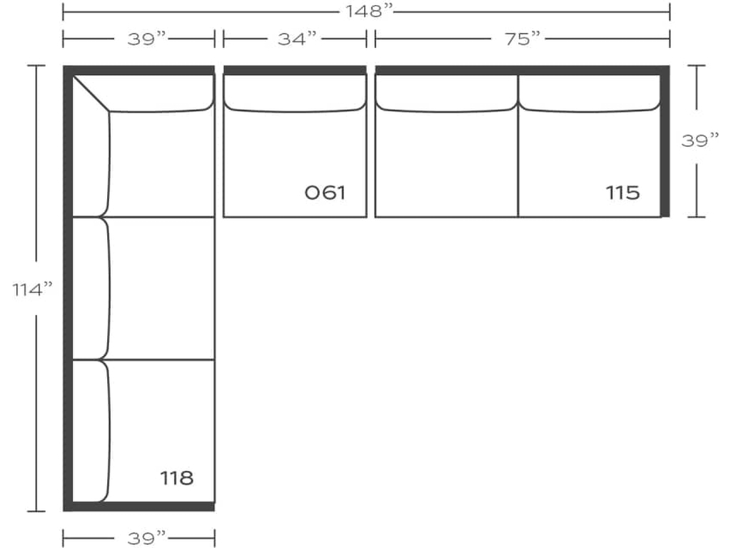 Rowe Derby Slipcovered Sectional, alternate view 12