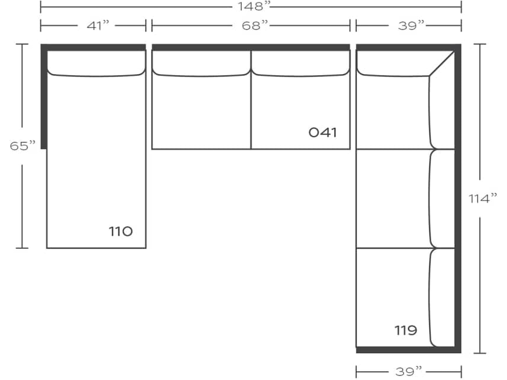 Rowe Derby Slipcovered Sectional, alternate view 13