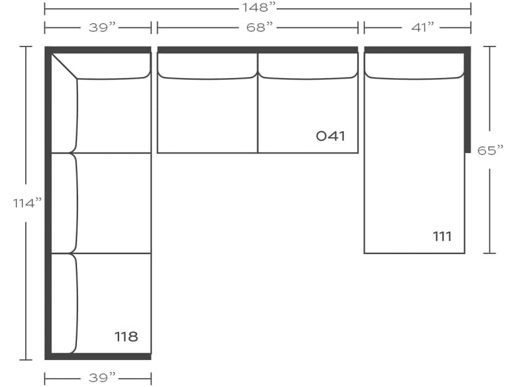 Rowe Derby Slipcovered Sectional, alternate view 14