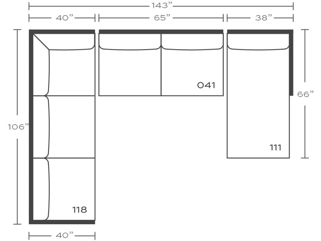Rowe Lilah Slipcover Sectional, alternate view 46