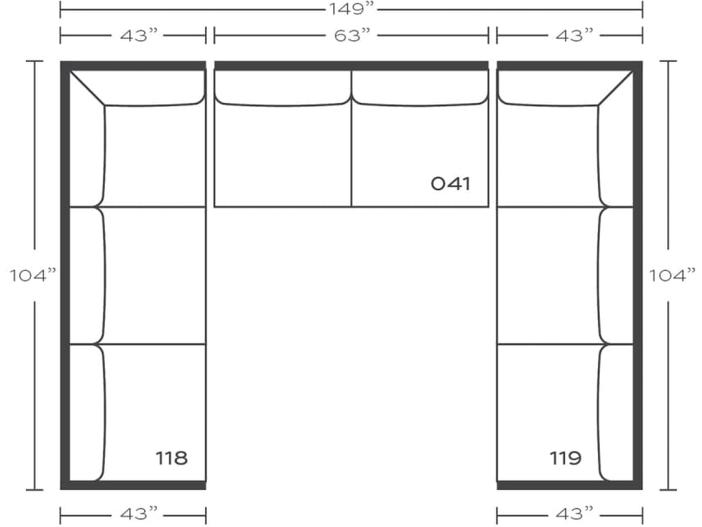 Laney Sectional Sofa - image 17