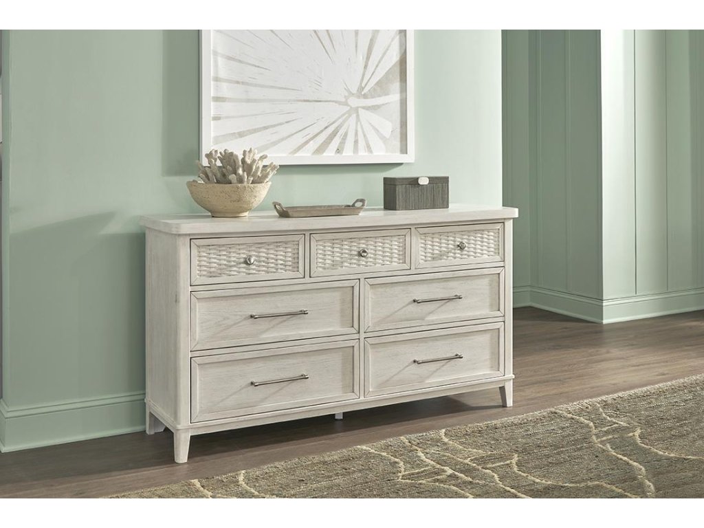 4110 Bungalow Panel Bedroom Collection- 3 Pcs Bedroom Set- Queen Bed, Dresser, Mirror - image 6