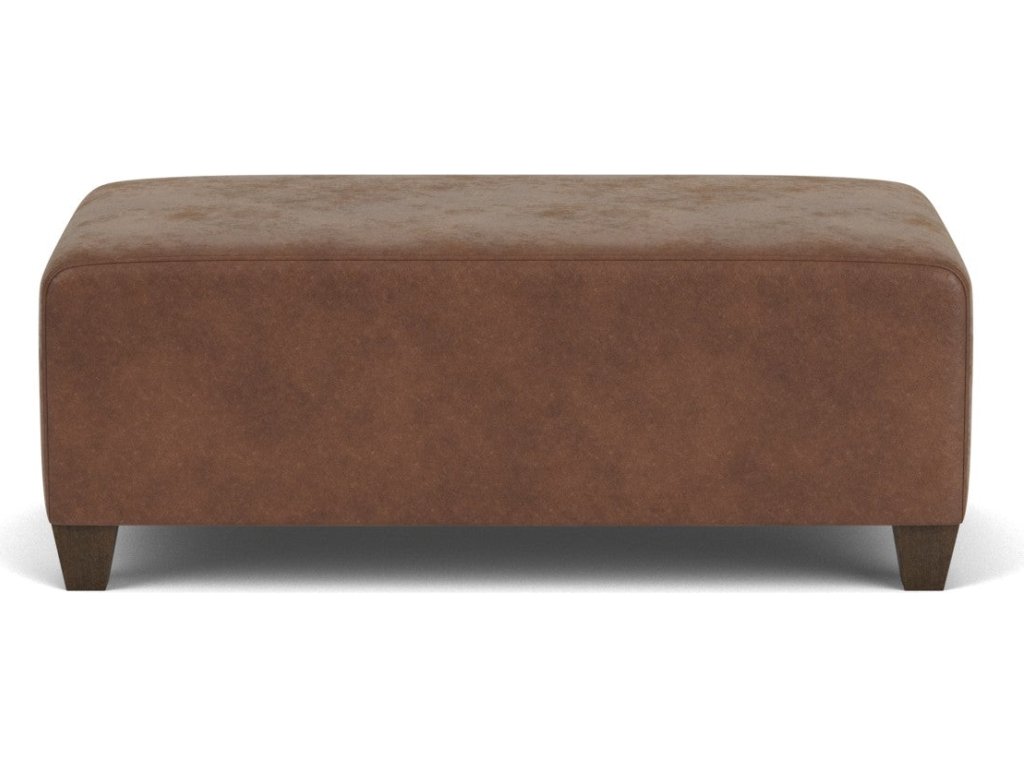 Cascade Fabric Rectangular Cocktail Ottoman - image 1