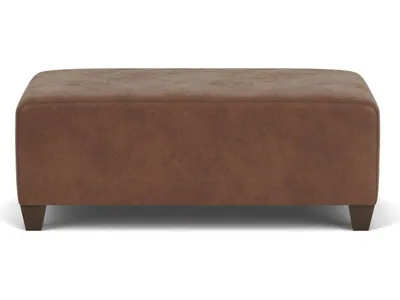 Cascade Fabric Rectangular Cocktail Ottoman