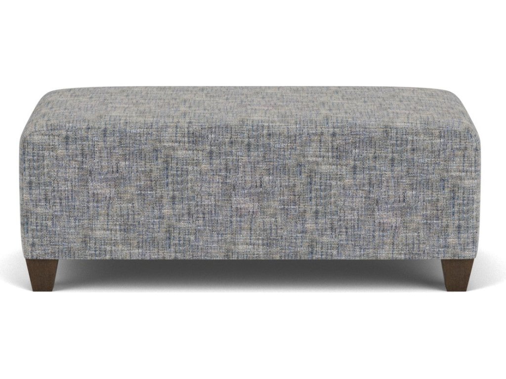 Cascade Fabric Rectangular Cocktail Ottoman - image 6