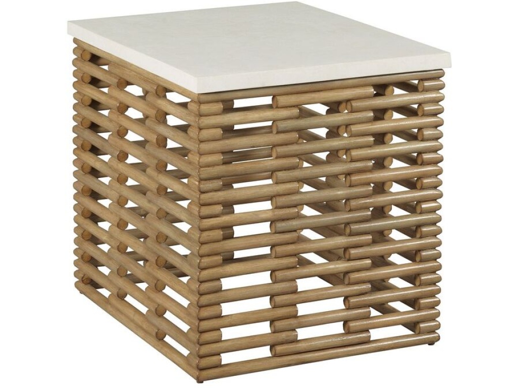 Rattan Rect End Table - main image