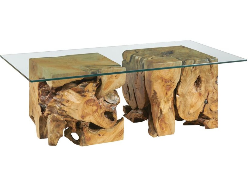 Square Root Table With Glass Top - main image