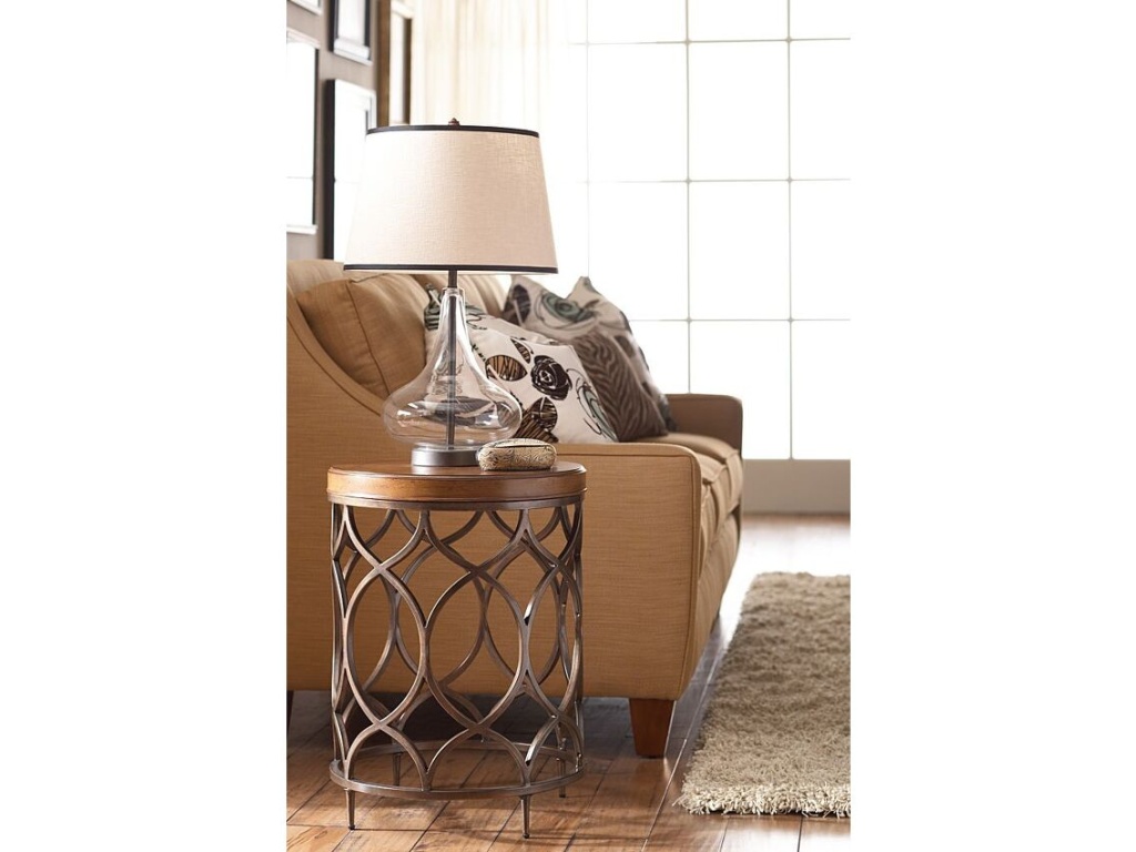 Round Lamp Table - image 1