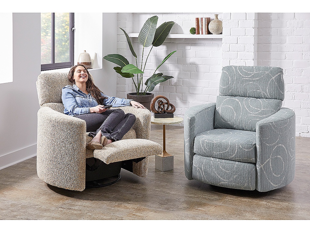 Corllini Swivel Barrel Recliner - image 10