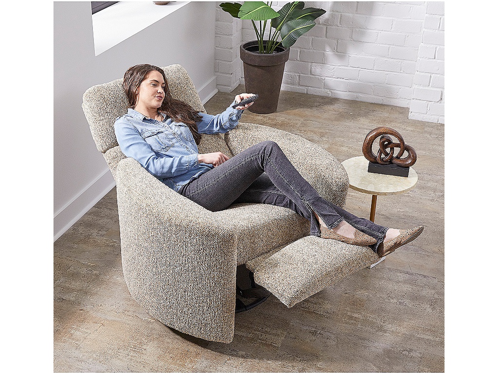 Corllini Swivel Barrel Recliner - image 11