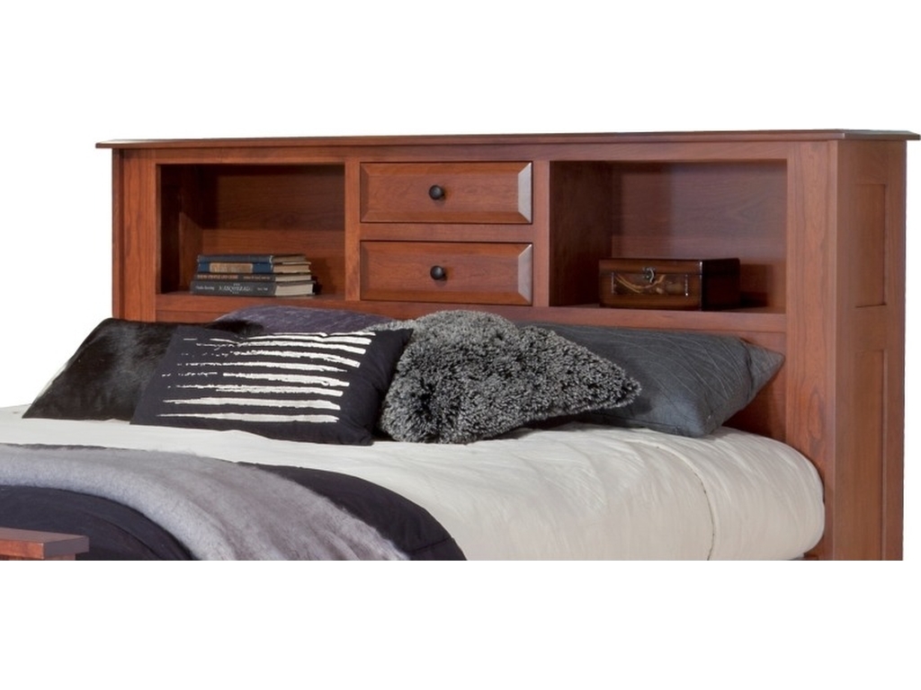 Simplicity Queen Bookcase Headboard - main image