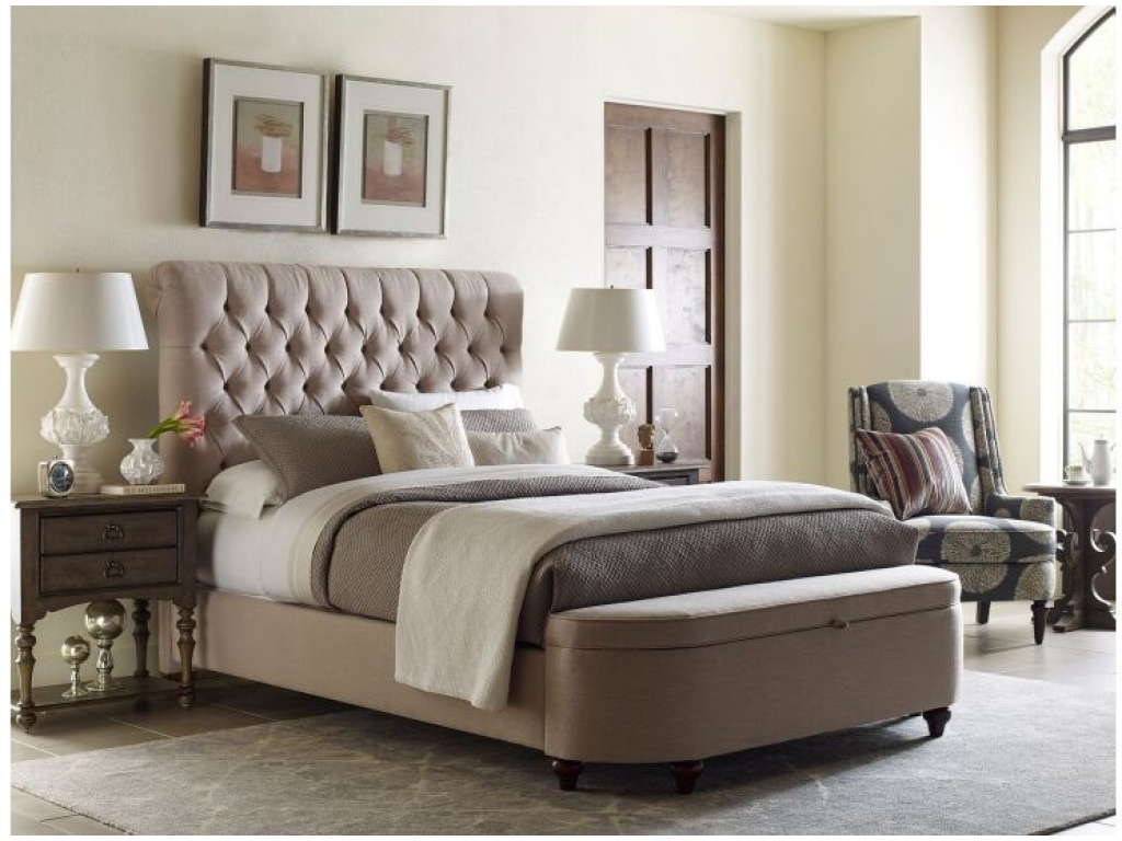 Queen Storage Footboard W/Rails - image 1