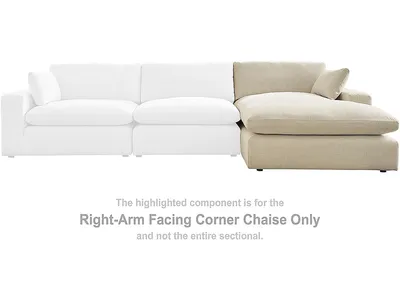 Elyza Right-Arm Facing Corner Chaise - Alternative View