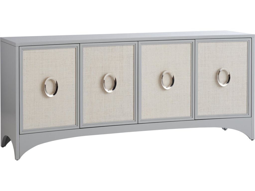 Newbury Park Raffia Media Console - main image